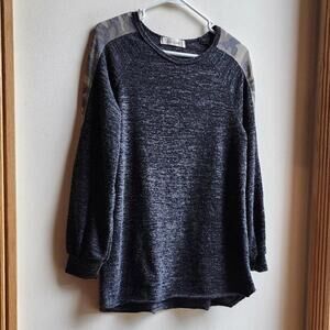 Lime & Chili Dark Gray/Camo Scoop Neck Jersey Size Large